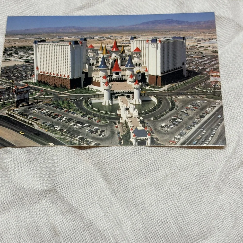 1990’s Las Vegas Postcard Lot (5) MGM Grand, Riviera, Bally’s, CC, Collectible